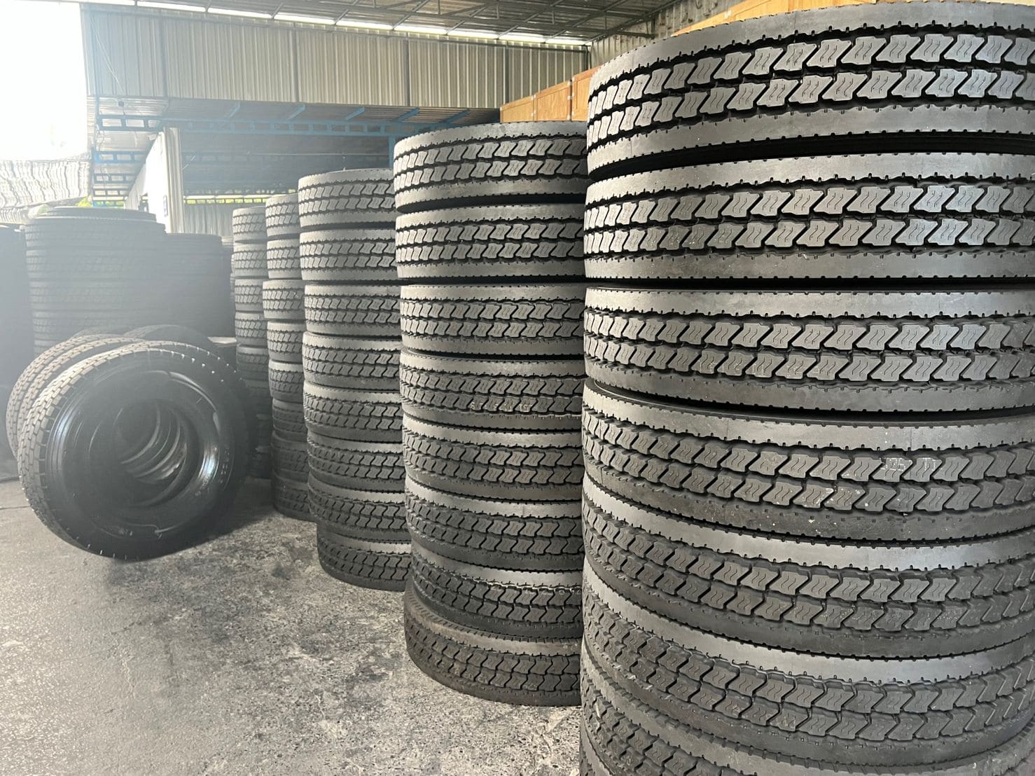 Blemished-Blem-TBR-Truck-Tyres-Tyre-Steer-Drive-Trailer-All-Position-Alxe-UK-United-Kingdom-Thailand-Import-Export-Fleet-Wholesale-Sale-Budget-Low-Cost.jpeg 11R22.5 truck tires for sale - Image 1